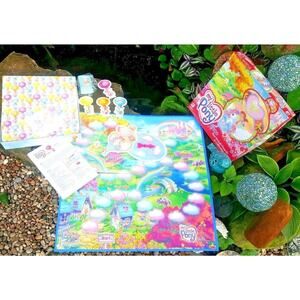 My Little Pony No Reading Board Game Race Ponyville Celebration Spinner 2003 Y2K